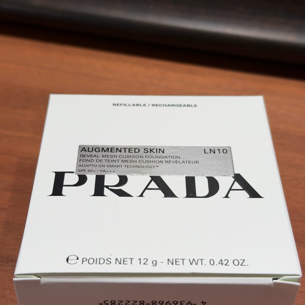 Prada Augmented Skin Reveal Mesh Cushion Foundation LN10 - Black Cover